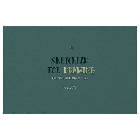 Альбом для рисования 40л., А4, на склейке Greenwich Line "Brave idea", 120г/м2