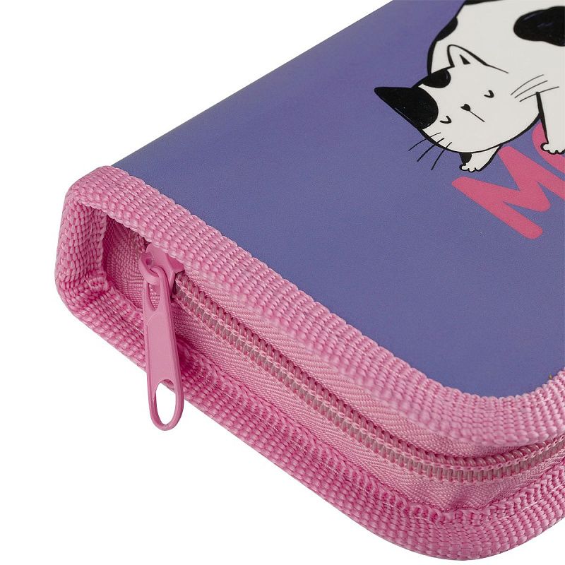 Пенал 1 отделение, 190*90 ArtSpace "Cat mood", ламинированный картон 