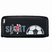 Пенал ЮНЛАНДИЯ ЮНИОР, 2 отделения, полиэстер, Sport, 21х8х6 см, 273812