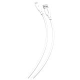 Кабель Smartbuy S25, USB - micro-USB, 3A output, оплетка TPE, 1м, белый