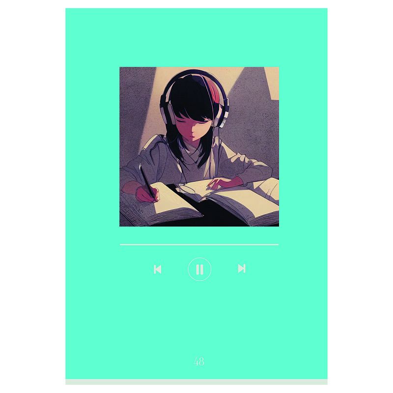 Тетрадь 48л., А4, клетка BG "Выбираю счастье"