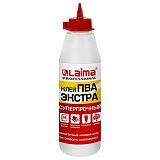 Клей ПВА Экстра Суперпрочный 0,5 кг (керамика, ткань, кожа, дерево, бумага, картон), LAIMA, 606430