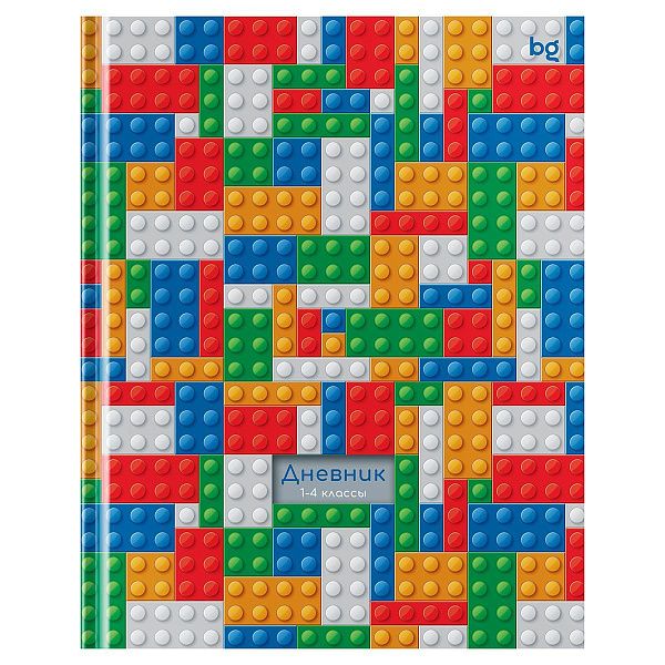 Дневник 1-4 кл. 48л. (твердый) BG "Конструктор", матовая ламинация, выб. лак