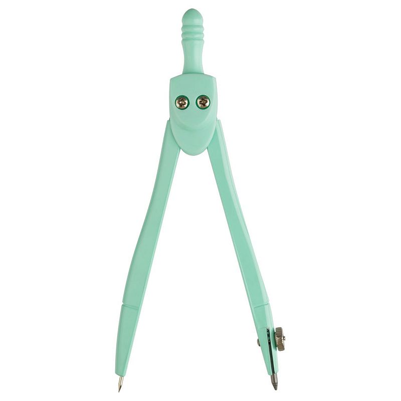 Циркуль ArtSpace металлический, 115мм, пластиковый пенал, пастельные цвета ассорти 