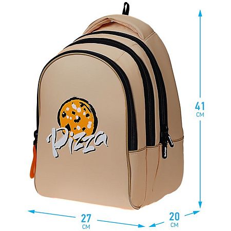 Рюкзак Berlingo inStyle "Pizza" 41*27*20см, 3 отделения, 1 карман, эргономичная спинка 