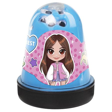 Слайм Slime "Милана Хаметова", розовый/голубой/фиолетовый/белый, 130г., ассорти