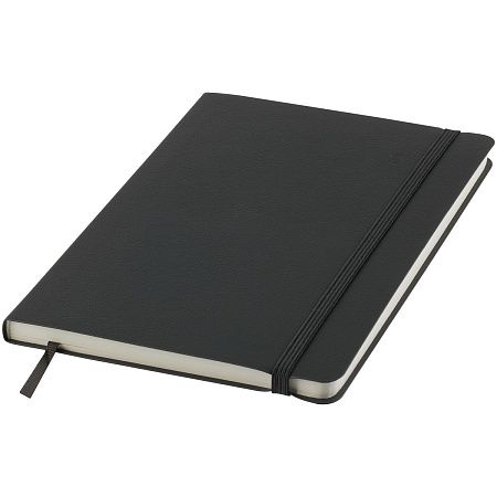 Записная книжка А5 96л. ЛАЙТ, кожзам, Greenwich Line "Classic. Black", с резинкой, блок без линовки