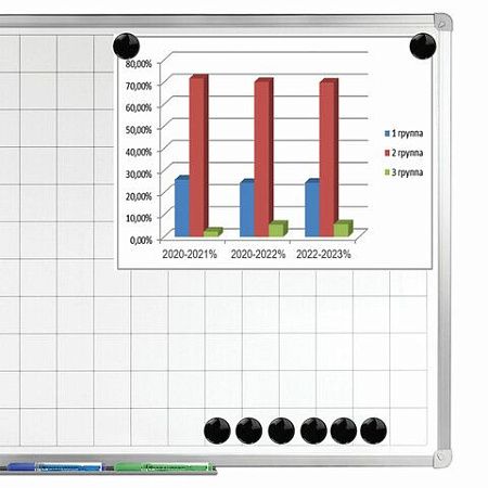 Магниты BRAUBERG "BLACK&WHITE" УСИЛЕННЫЕ 30 мм, НАБОР 10 шт., черные, 237466