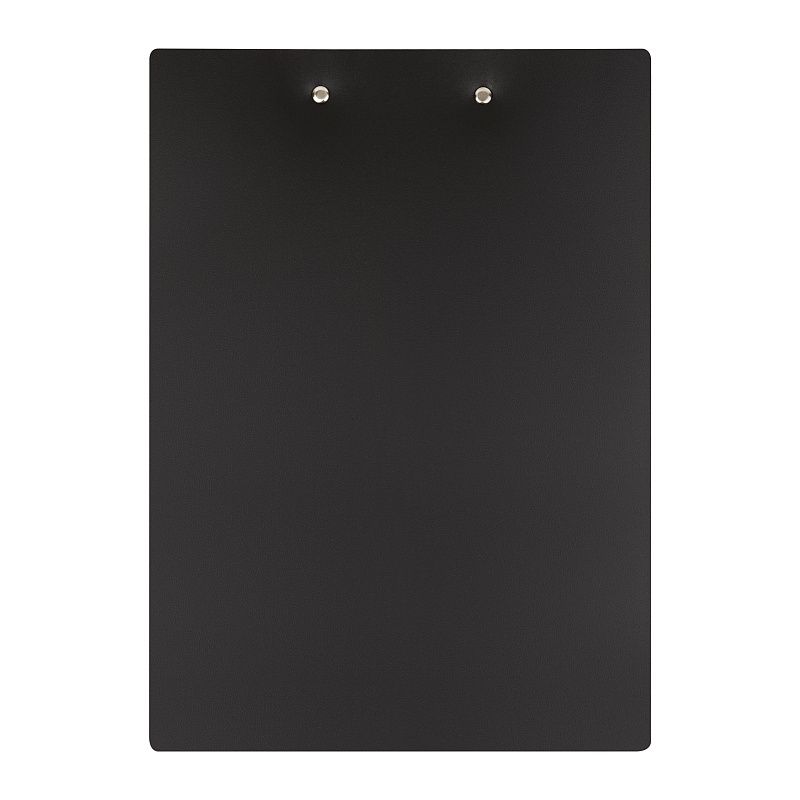 Планшет с зажимом СТАММ А4, 1000 мкм, пластик, черный 