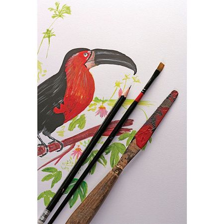 Скетчбук - альбом для смешанных техник 40л., А3, на склейке Clairefontaine "Paint'ON", мелкозерн., 250г/м2