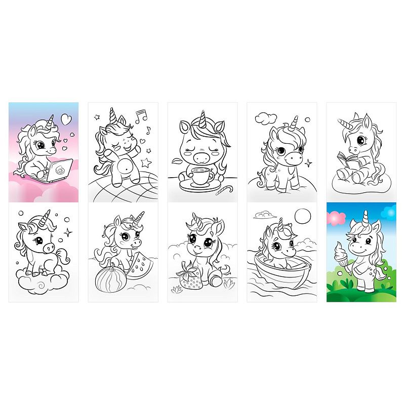 Раскраска А5, 10 стр. ТРИ СОВЫ "Для девочек"