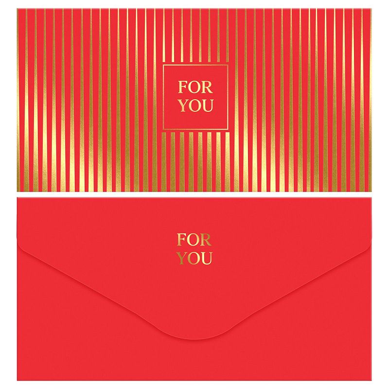 Конверт для денег MESHU "Геометрия", 85*164мм, soft-touch, фольга, 3 дизайна