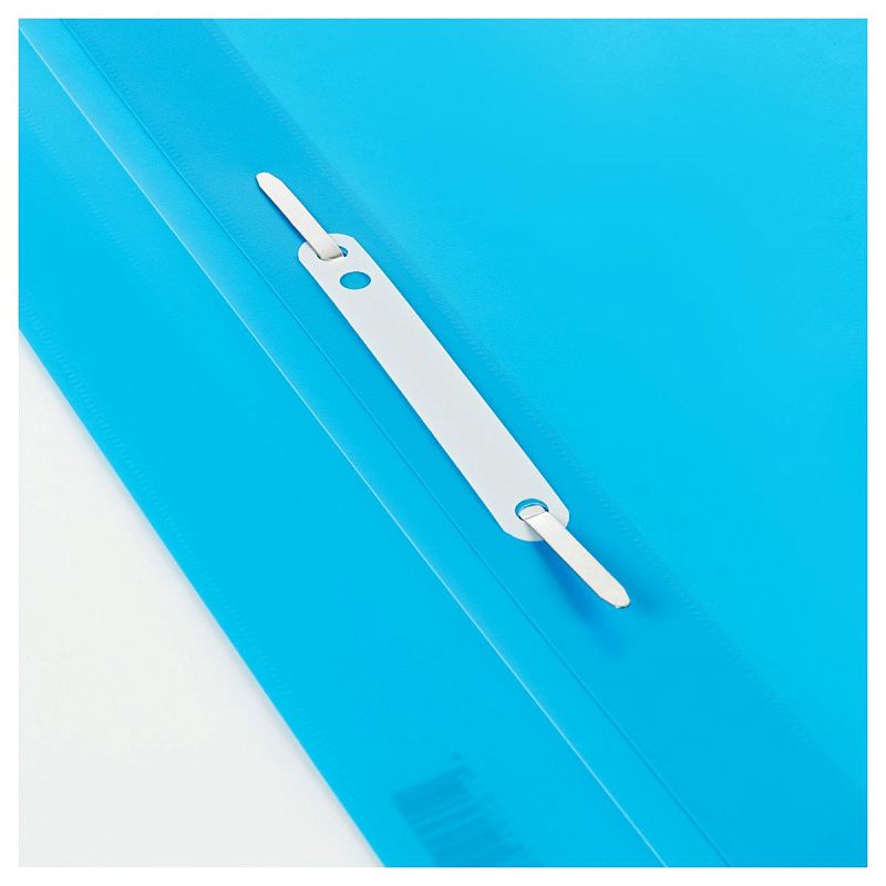 Папка-скоросшиватель пластик. СТАММ А4, 160мкм, голубая с прозр. верхом 