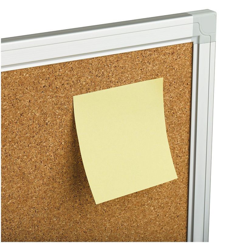 Самоклеящийся блок OfficeSpace, 76*76мм, 400л., желтая пастель