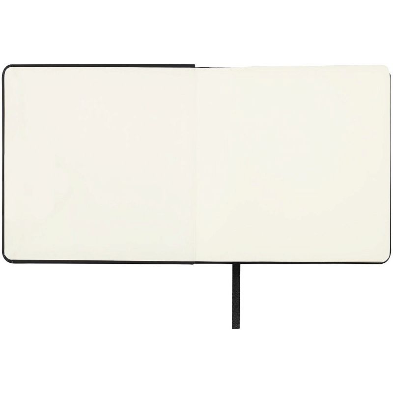 Скетчбук 80л., 150*150 Гамма "Студия", черный, твердая обложка, на резинке, слоновая кость, 140г/м2