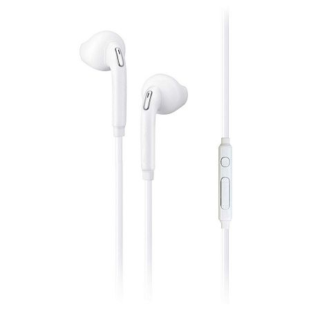 Наушники-вкладыши с микрофоном SmartBuy S6, 1,1м, белый