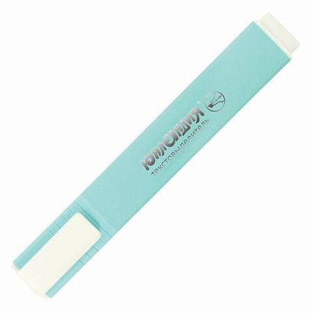 Текстовыделитель ЮНЛАНДИЯ "COLORSTAR PASTEL", БИРЮЗОВЫЙ, линия 1-4 мм, 151713 