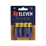 Батарейка Eleven SUPER AA (LR6) алкалиновая, BC4