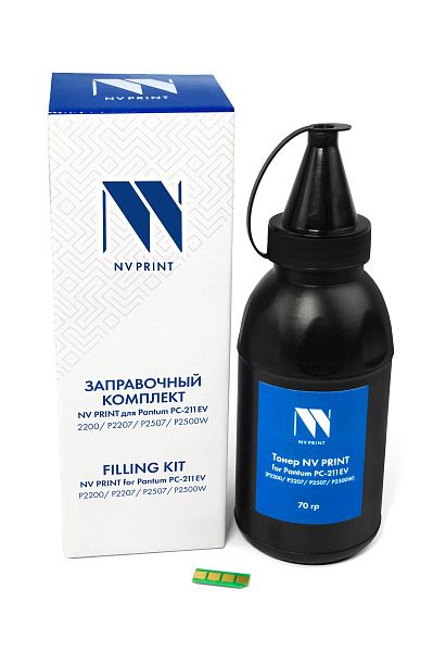 Заправочный комплект NV PRINT для Pantum PC-211RB P2200/P2207/P2507/P2500W (тонер+чип) 1600 стр(ПОД ЗАКАЗ)