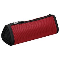 Пенал мягкий 1 отделение, 220*70*70 мм, Berlingo "Black and red", полиэстер