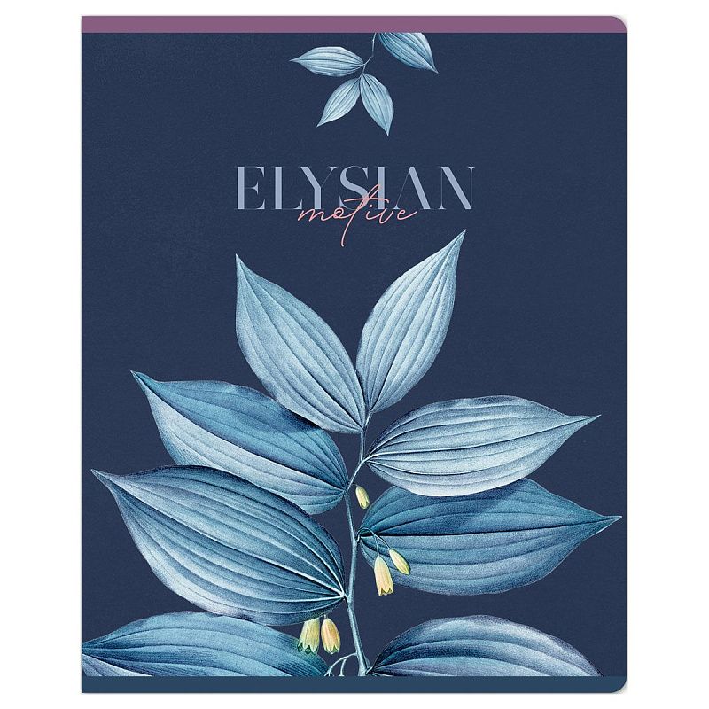 Тетрадь 48л., А5, клетка Greenwich Line "Wild flowers", "софт-тач" ламинация, выб. лак, 70г/м2