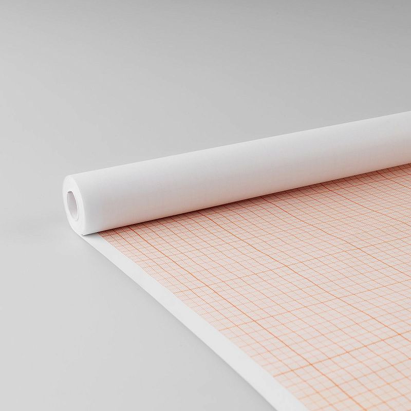 Бумага масштабно-координатная OfficeSpace, 640мм*10м, оранжевая