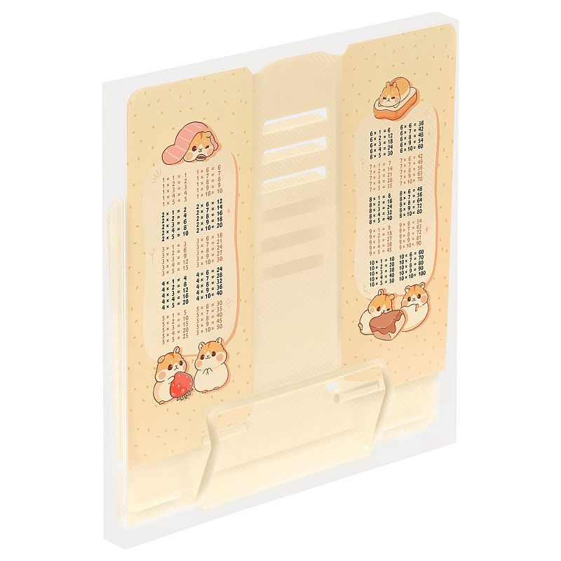 Подставка для книг СТАММ, металлическая, регулируемый угол наклона, "Хомяки" 