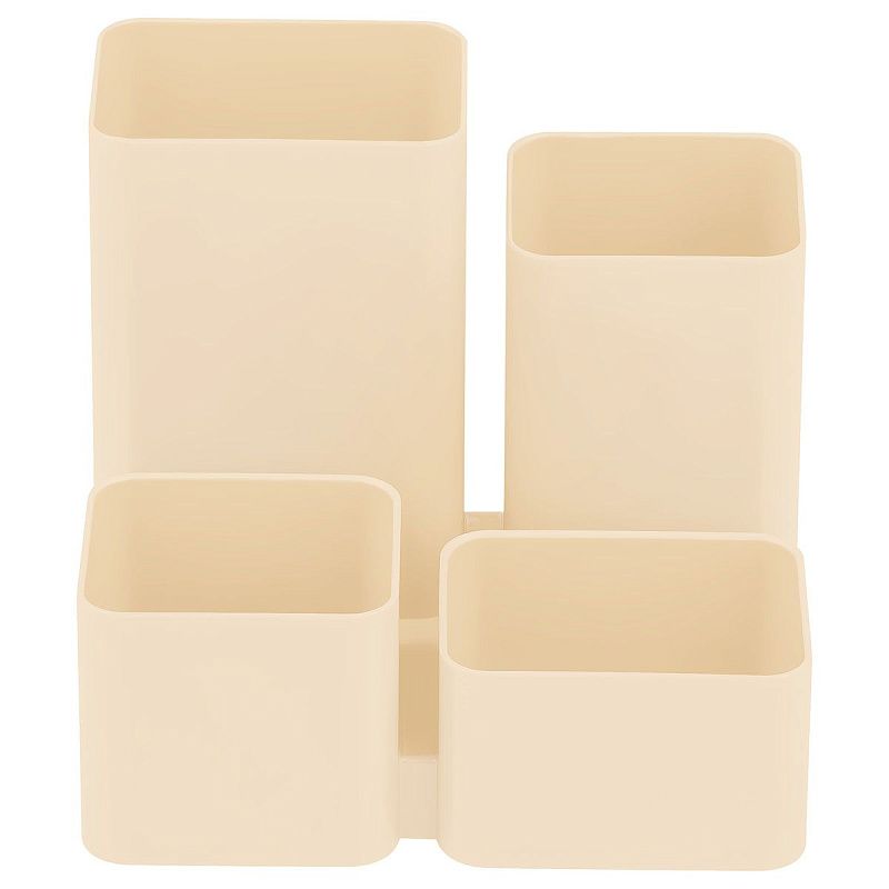 Настольная подставка СТАММ "Юниор", пластиковая, бежевая