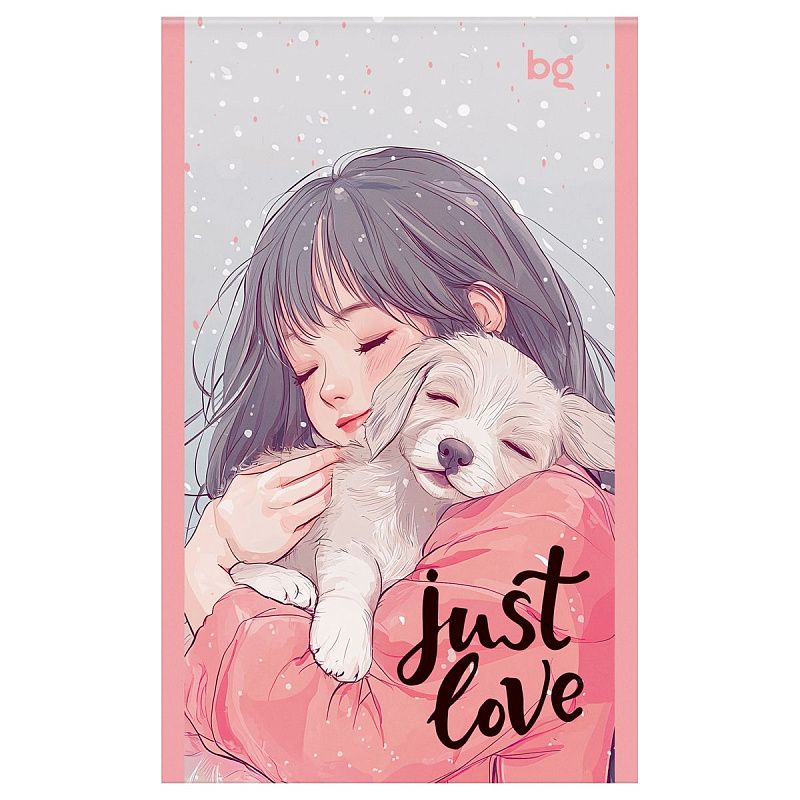 Блокнот А6 32л., на скрепке BG "Девчачьи радости"