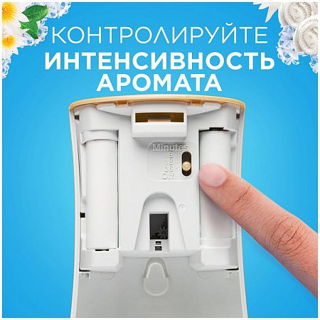 Комплект освежитель воздуха автоматич. и смен. блок Glade "Свежесть белья", 269мл 