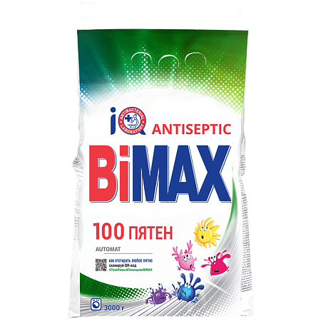 Порошок для машинной стирки BiMax "Color", 3кг 