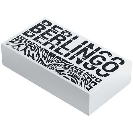 Ластик Berlingo "Monochrome", прямоугольный, 45*25*10мм 