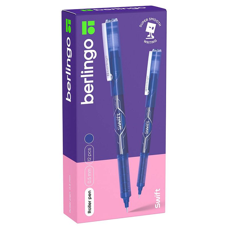 Ручка-роллер Berlingo "Swift" синяя, 0,5мм 