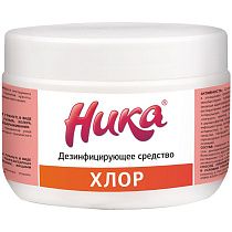Дезинфицирующее средство Ника "Хлор", 100 таб., 0,3 кг 