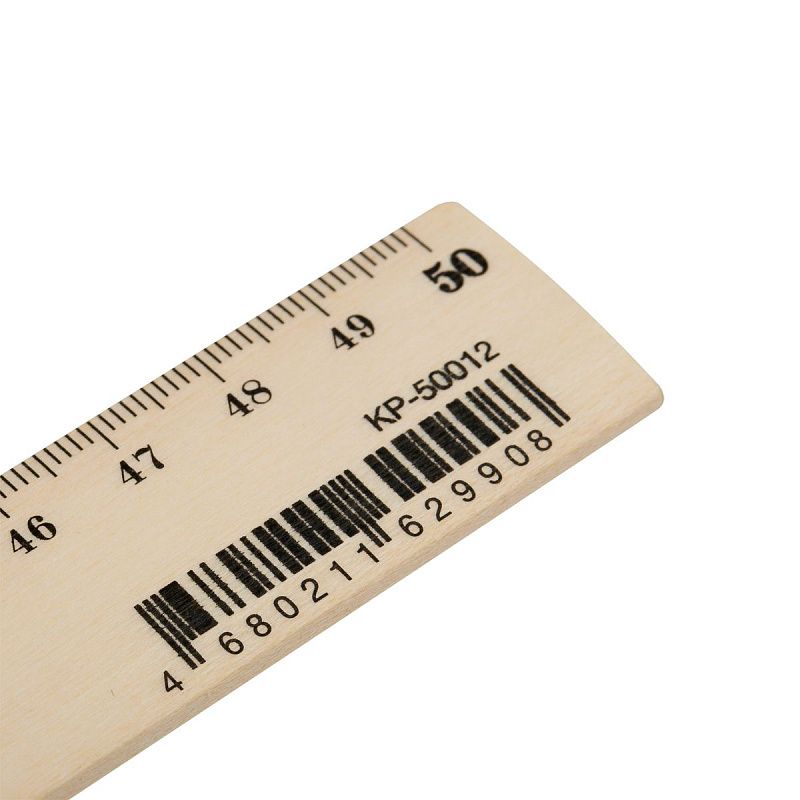 Линейка 50см Красин "Стандарт", дерево 