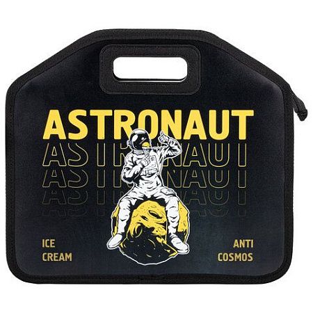 Папка-сумка ЮНЛАНДИЯ, 1 отделение, фетровые ручки, 34х30х11 см, "Astronaut", 271001 