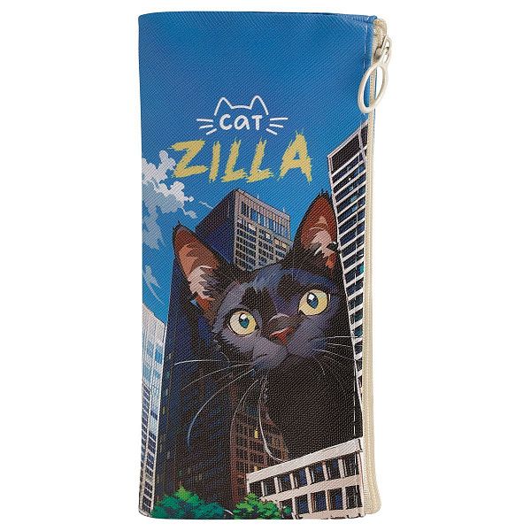 Пенал мягкий 200*100 MESHU "CatZilla", искусственная кожа