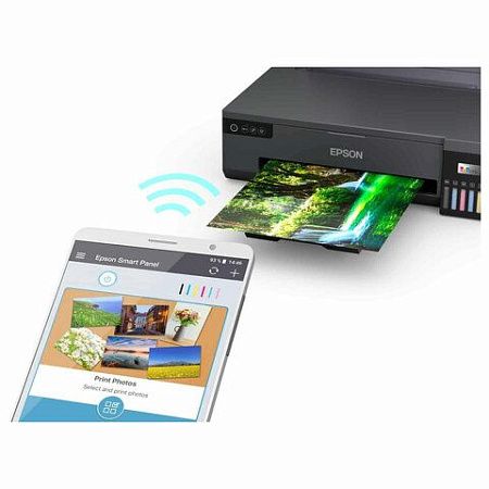 Принтер струйный EPSON L18050 А3+, 22 стр./мин, 5760x1440, печать на CD/DVD, Wi-Fi, СНПЧ, C11CK38403 