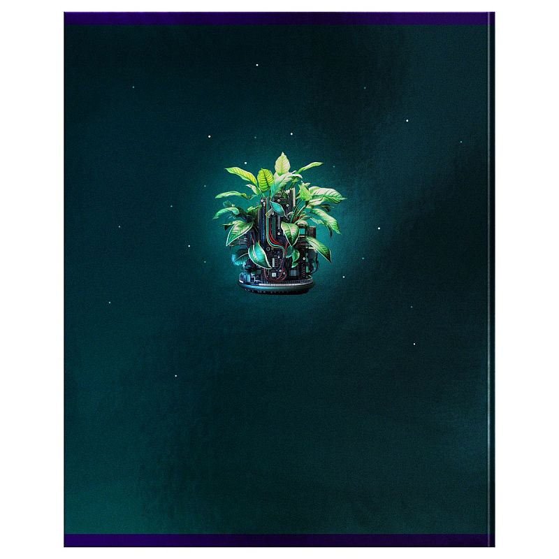 Тетрадь предметная 48л. BG "Мир будущего" - Биология, металлизированный картон