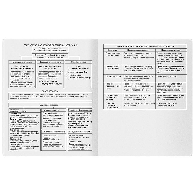 Тетрадь предметная 48л. BG "В гранях разума" - Обществознание, матовая ламинация