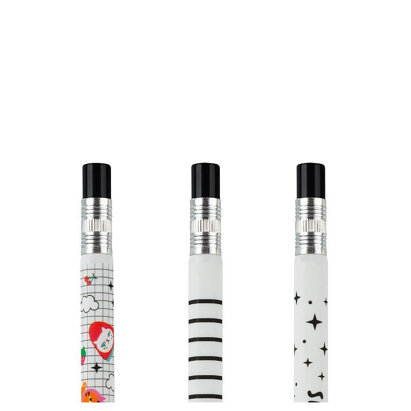 Карандаш механический MESHU "Relax Cat", печать на корпусе, 2,0мм, софт-тач, ассорти, с точилкой для грифеля 