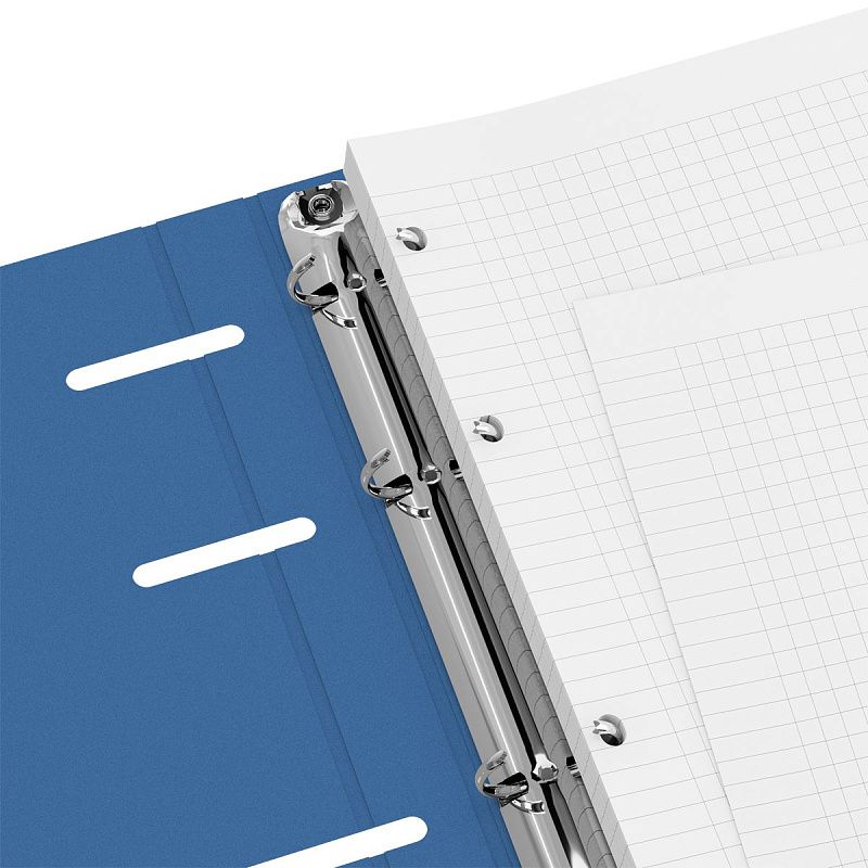 Тетрадь на кольцах А5, 120л., BG "Цветочки", картон, матовая ламинация, тиснение фольгой