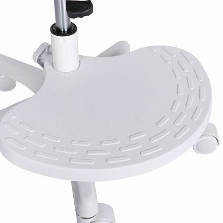 Кресло детское с подставкой для ног BRABIX "Sky MG-206", велюр, голубое, 533155