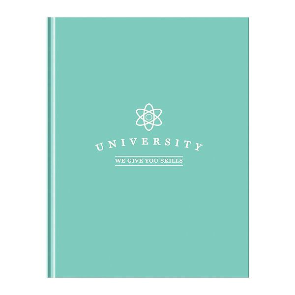 Записная книжка А5 64л. BG "University", soft-touch ламинация, блок-еженедельник