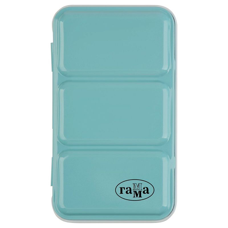 Акварель художественная Гамма "Студия", 12 цв., 2,6 мл , кювета, метал. Коробка