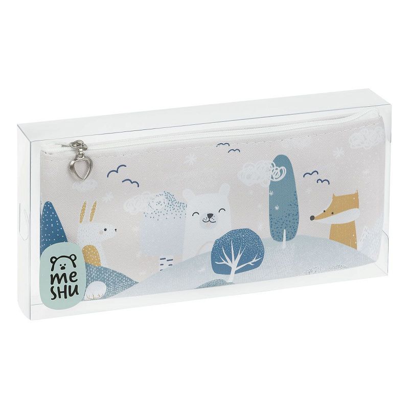 Пенал мягкий 200*85*30 MESHU "Forest", искусственная кожа 