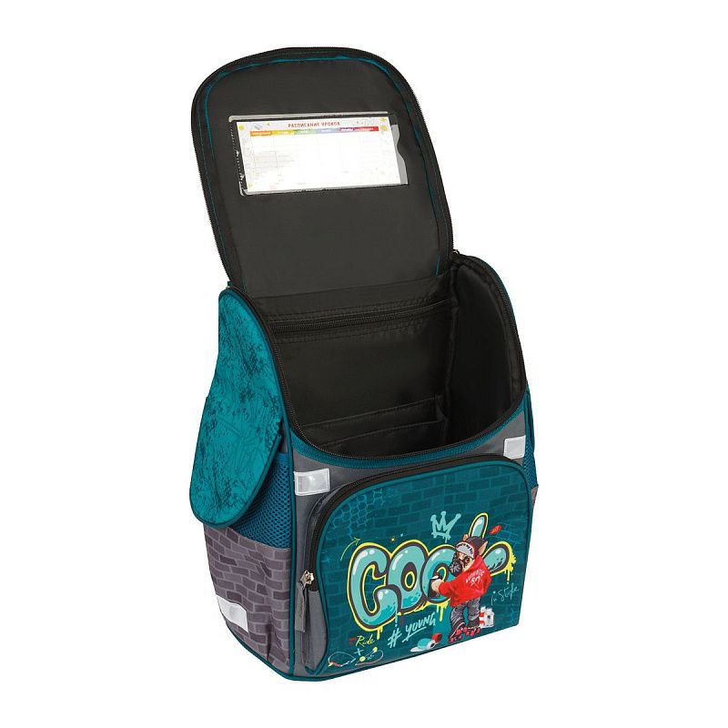 Ранец ArtSpace Junior "Cool" 37*28*21см, 1 отделение, 3 кармана, анатомическая спинка 