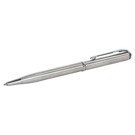Ручка подарочная шариковая GALANT "Arrow Chrome", корпус серебристый, хромированные детали, пишущий узел 0,7 мм, синяя, 140408 