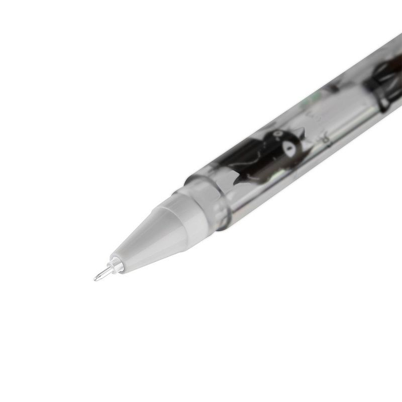 Ручка гелевая стираемая MESHU "Cats knot" синяя, 0,5мм, корпус ассорти 