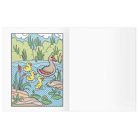 Раскраска водная 200*250 ТРИ СОВЫ "Раскрась водой. Мамы и малыши", 8стр.